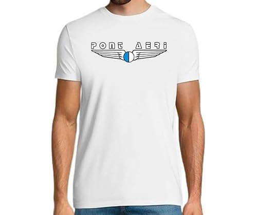 Camiseta Negra Premium Pont Aeri Discoteca Musica Electronica makina Hardcore Negra impresión Premium Algodon (FR/ES, Letras, M, Regular, Regular, Blanca)