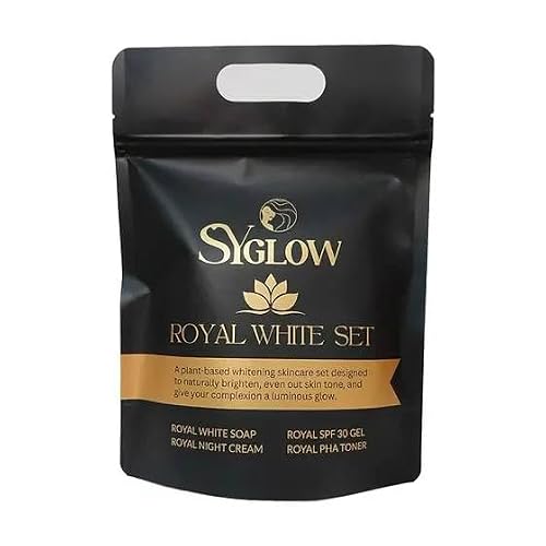 Image of Syglow Royal White Set Plant-Based Whitening Skincare Kit