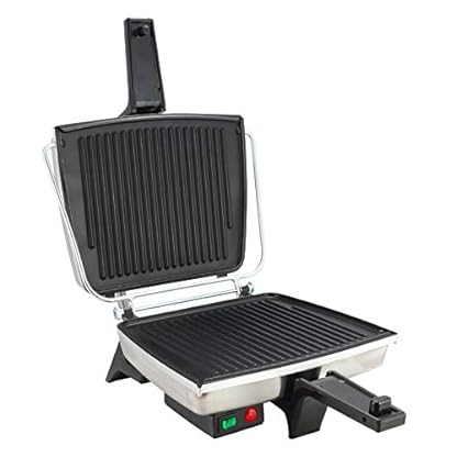 Kontaktgrill für fleisch DEZAL inox – Bild 4