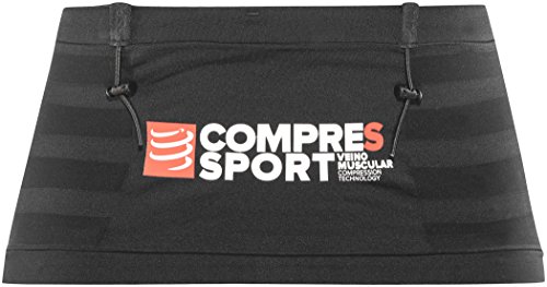 Compressport Erwachsene Laufgürtel Free Belt Pro XL/XXL, Schwarz, XL/XXL, CS4PROBELTT3
