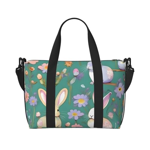 Sac à main polyvalent imprimé fleurs et oiseaux pour voyage et gym