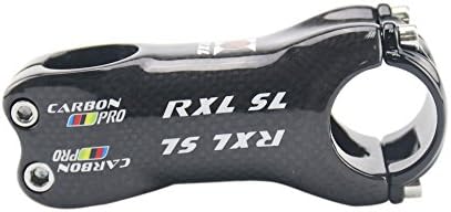 RXL SL Carbon Fiber Bike stem 31.8 stem 6° Carbon Road stem Full Carbon Fiber stem 31.8 PRO Carbon Bike Stem 6 Degree Bicycle Components and Accessories (6 Degree 90mm)