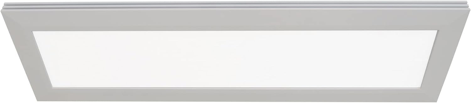 AFX Inc. SLL12483200L30D1SN Sloane LED 15 inch Satin Nickel Decorative Flush Linear Ceiling Light