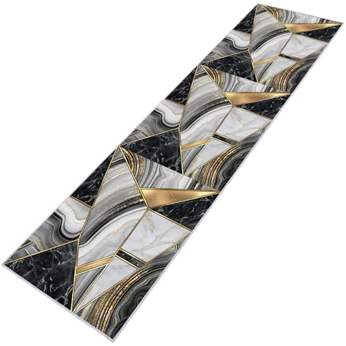 TUOJINRUIDA Moderner Geometrischer Läufer Teppich Teppich 60 x 360 cm für Flur Innen Nicht Rutschen Waschbar Teppich für Küche Eingang Eingang Wohnzimmer Schlafzimmer TUOJINRUIDA Moderner Geometrischer Läufer Teppich Teppich 60 x 360 cm für Flur Innen Nicht Rutschen Waschbar Teppich für Küche Eingang Eingang Wohnzimmer Schlafzimmer