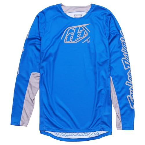 Troy Lee Designs GP Pro Adult Moto Jersey, Icon Blue/Silver, Large