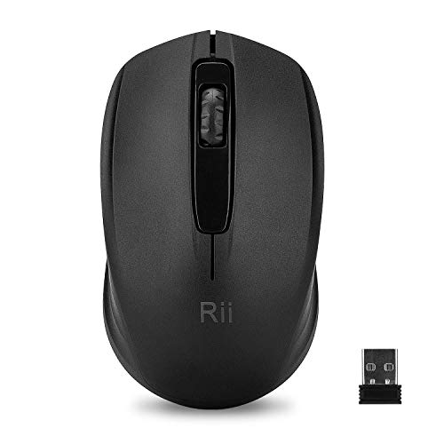 Rii Wireless Mouse 1000DPI for PC, Laptop, Windows,Office Included Wireless USB dongle