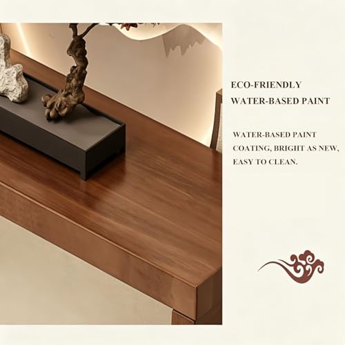 Mesa de sofa estrecha para pasillo que transforma tu vestibulo en un recibidor zen 7