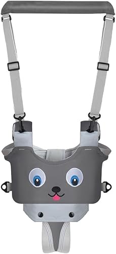 Miniatura 10 de Arnés para caminar para bebés, ayudante de mano para niños, arnés de andador para niños pequeños, cinturón ajustable para ayudar, ayuda a aprender a