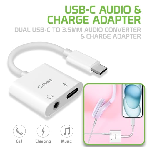 Cellet Cable Adaptador USB-C a Audio Aux 3.5mm miniatura 2