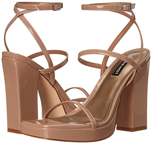 Nine West Women's Benz3 Heeled Sandal, Natural, 8 #TOP6