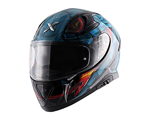 Axor Apex Venomous Black Blue Helmet-M 