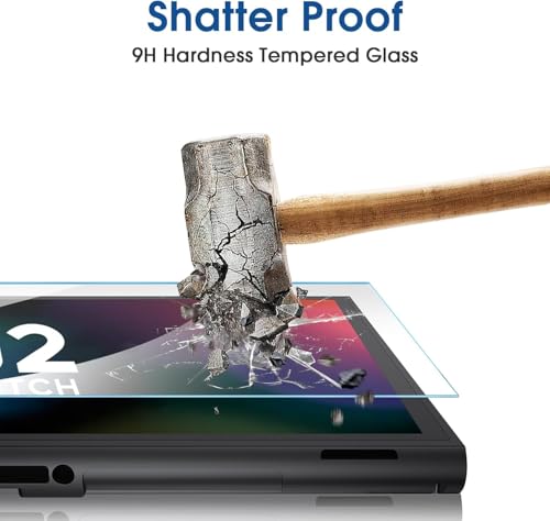 Image of VERTUS Tempered Glass Screen Protector for Nintendo Switch 2 (2025) (7.9 inch inch) - Full Screen Coverage & Easy Installation Kit