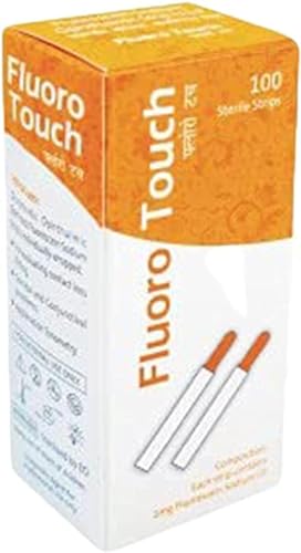 KASHSURG Ophthalmic Fluoro Touch Strips - (100) Pack of 100 Strips