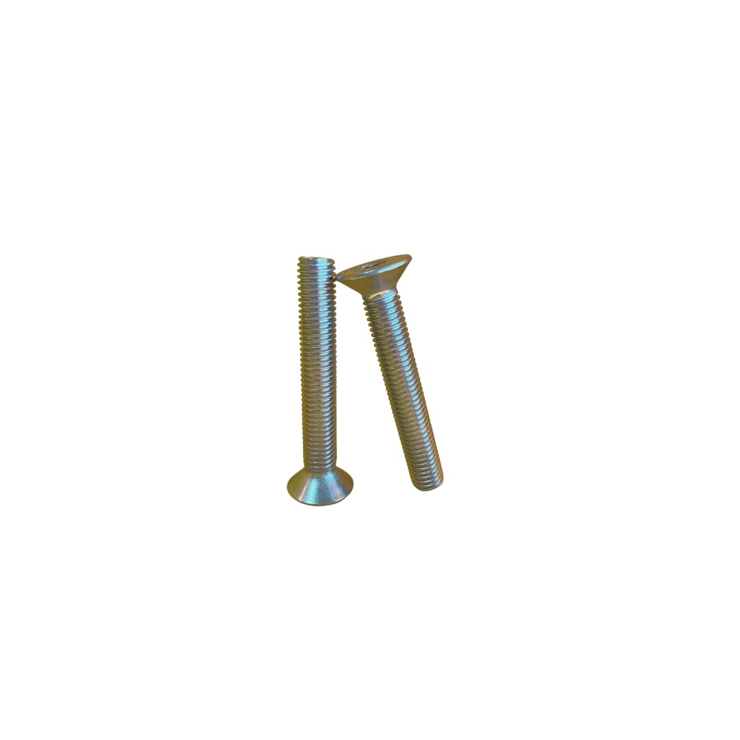 Tornillos de cabeza avellanada ISO 10642 (DIN 7991), A2 M, 12 x 55, 100 unidades, acero inoxidable, cabeza avellanada, hexágono interior, V2A, VA M12 x 55, 100 unidades