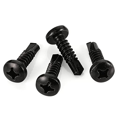 #12 x 1-1/2" Tornillos autorroscantes cabeza plana miniatura 5