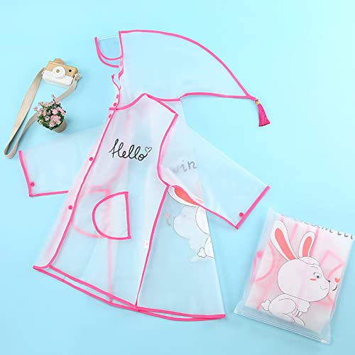 Toddler Cute Cartoon Raincoats Kids Waterproof Lightweight Rain Jacket Boys Girls Coat Rain Poncho Reusable Rainwear2