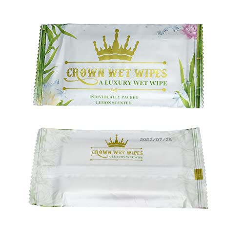 100 x Individual Sachet Wet Wipes Camping Festivals Backpacking Loo Car Travel Indivdually Packed Small Package Packaged Water Pocket Medium to Large Size Body Cleansing Hiking - Image 3