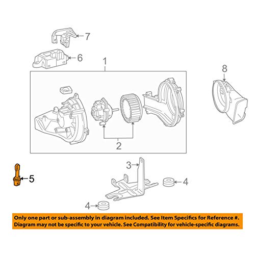 pedkit 13297789 Sensor de temperatura de ar condicionado de automóvel