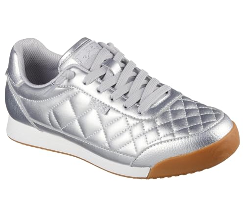 Skechers Bobs Billie Wild Comfort   Tenis para Mujer, Color Plateado, Talla 6, Silver, 39 EU