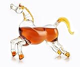 Horse Decanter– 1000ml Bourbon Whiskey Decanter - Horse Gifts, Kentucky Gifts and Bar Decor, Equestrian Gift for Horse Lover, Western Barn Decor for Home Bar & Thoroughbred Gifts (Prestige Decanters)