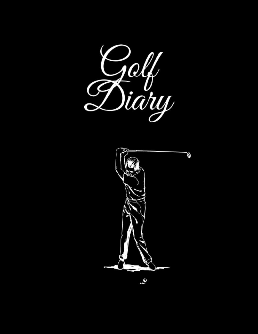 Notebook Golf: Notebook Diary Journal Golf Design A4