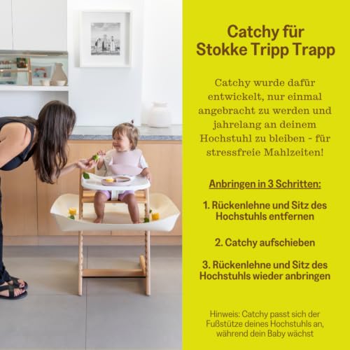 CATCHY - Hochstuhl Auffangschale - Zubehör für den Stokke Tripp Trapp – Ansicht 5