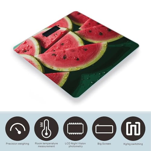 Balanza digital de baño con plataforma de vidrio templado miniatura 3