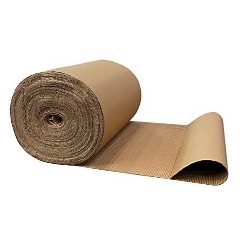 UOFFICE Corrugated Wrap 24\" x 250\' x 1/8\" Thick - B Flute - Cardboard Wrap