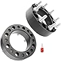 Richeer 8x6.5 Wheel Spacers for 1994-2011 Ram 2500 Ram 3500 1988-1996 F250 1967-1997 F350 1992-2019 E-350 Econoline, 2 PCS 2 inch 8x165.1mm Wheel Spacers with 9/16-18 Studs & 126.15mm Center Bore