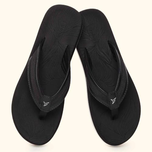 Image of YOHO Women Black soft slippers | Comfortable and Stylish flip flop | Chappal for Woman in exciting colors | Daily Use | Lightweight | Anti Skid Monsoon Chappal | Bubbles