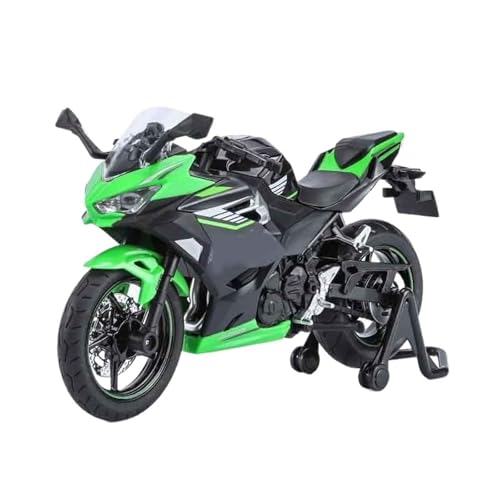 Moto miniature Kawasaki 1:12 avec effets sonores et phares lumineux