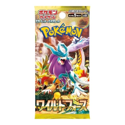 Pokemon Scarlet & Violet Wild Force - SV5K 4 Booster Packs - Japanisch und BB-Toy-Trades Toploader – Bild 3