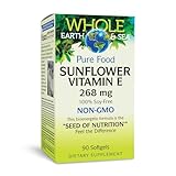 Whole Earth & Sea from Natural Factors, Sunflower Vitamin E, Whole Food Supplement