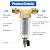 Valquave Whole House Spin Down Sediment Water Filter 3/4“, 40 Micron, Reusable and Flushable Prefilter, Thread of 1" MNPT + 3/4" FNPT + 3/4" MNPT for City/Well Water, Lead-Free Brass, BPA-Free