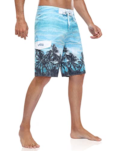 Image of unitop Men's Board Shorts Summer Holiday Surf Trunks Quick Dry