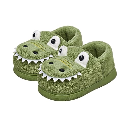 Kids Boys Girls House Slippers Kids Warm Slip On Home Slippers with Soft Memory Foam Cute Winter Nonslip Indoor