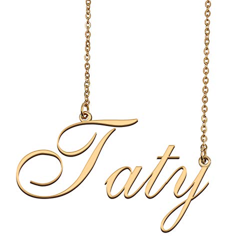HUAN XUN Customized Charm Pendant Jewelry Any Name Necklace for Grandmother Taty