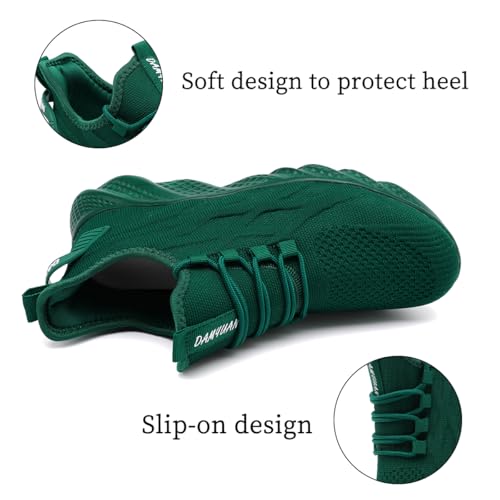 Image of DLWKIPV Womens Slip on Walking Tennis Shoes for Women Work Running Athletic Gym Sports Sneakers Lightweight Casual Shoe