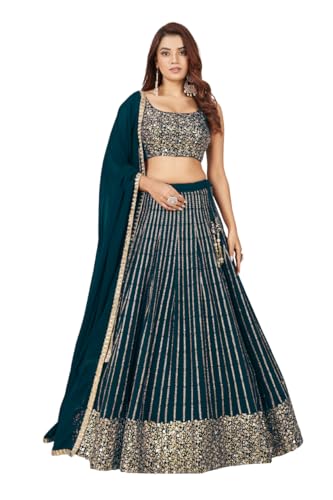 OQQTOO New Lehenga Chaniya Choli for Women Ready to wear Navratri Wedding Partywear Lehenga choli for women(VOL-3) (G 42)
