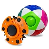 💡 Tanto el fidget spinner avanzado como la bola arcoíris desarrollan el pensamiento lógico, entrenan el cerebro, mejoran las habilidades para resolver problemas y reducen la ansiedad. Es un gran regalo para niños en crecimiento, adultos estresados ​​y ancianos con problemas de memoria.