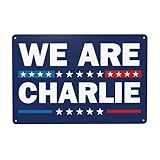 GQWJKSZ Wir sind Charlie Kirk Yard Zeichen Held Charlie 