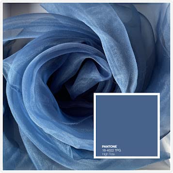 Megachest 145CM Wide Soft Organza Dress Fabric Fancy Costumes Decorations 50 Colors(high Tide,5 Meters)