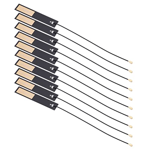 ANKROYU 10 Antenas internas de Banda Completa de Alta Ganancia con transmisión de señal Estable para Dispositivos de Red 2G, 4G, gsm y GPRS. Placa PCB de 65 mm de Longitud.