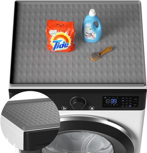 Reviews de Sobre encimera - los más vendidos. 44 Estera protectora superior de la lavadora y de la secadora, cubierta antideslizante superior de la lavadora de la silicona de 60' x 60', estera lavable resistente del rasguño...