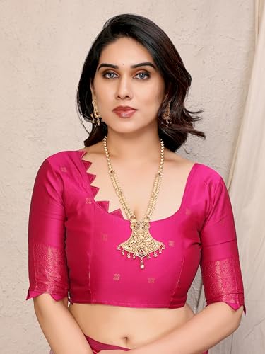 Image of Avantika Fashion Women's Kanjivaram Style Soft Silk Banarasi Sarees With Blouse Piece For Women