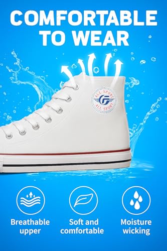 Image of Long High Top Canvas Men Sneakers