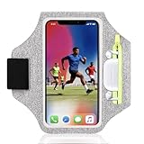 Sportarmband Mit Kopfhörer Tasche Handytasche Joggen Sport, für iPhone 16 Pro Max/15 Pro/14/13 Pro/12 Plus, Huawei P70 Pro/P60 Pro/Mate 60 Xiaomi, Handyhülle Running Armband