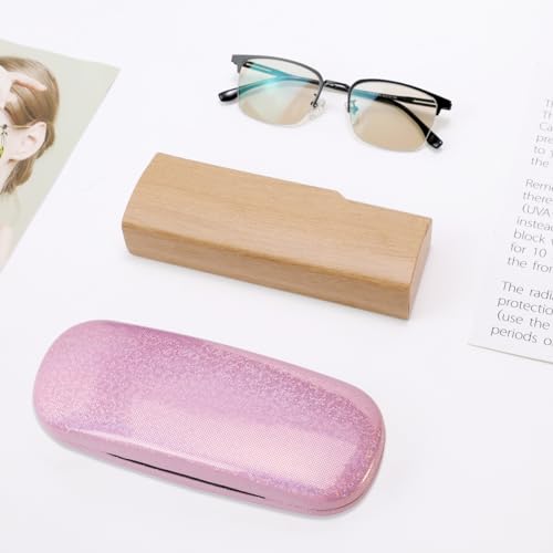 Image of PERFECTSIGHT Hard Shell Eyeglasses Case, Kawaii Protective Glasses Case for Kids, Cute Eyeglass Case for Women Men Girls