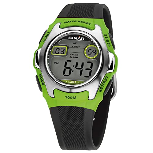 Orologio digitale sportivo per ragazzi con ampia disposizione di ora, data e giorno della settimana e facile da usare