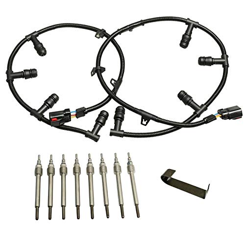 6.0 Powerstroke Glow Plug Connector Wire Harness with 8 Glow Plugs